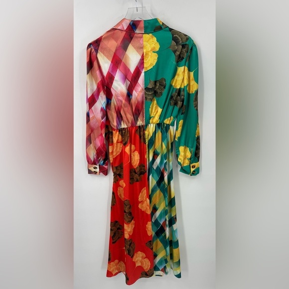 Stitchdrop Multicolor Midi Dress Medium B807 - Picture 3 of 3